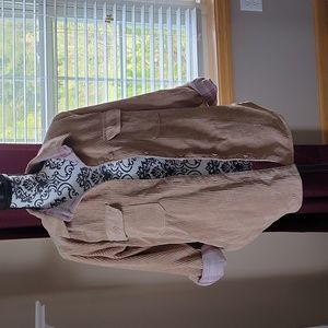 Corduroy shacket, reversible